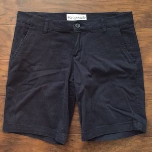 Aeropostale Navy Bermuda Shorts